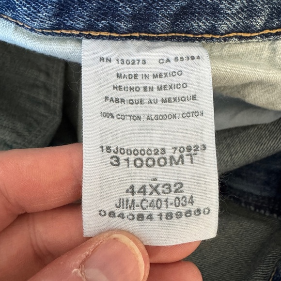 Wrangler Rugged Wear 44x32 Men's Cowboy Blue Jeans Standard Wash Size Workwear - Picture 7 of 14